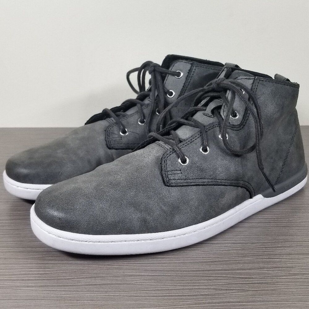 Creative Recreation Vito Sneakers, Gray Leather, Mens Size 9.5 US / 42.5